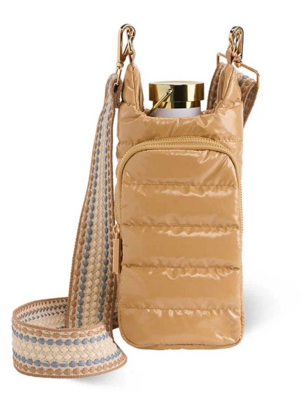 WANDERFULL Camel Lacquer HydroBag® with Camel Patterned Strap NEW